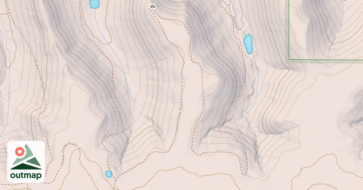 Map of Snake Creek Trail