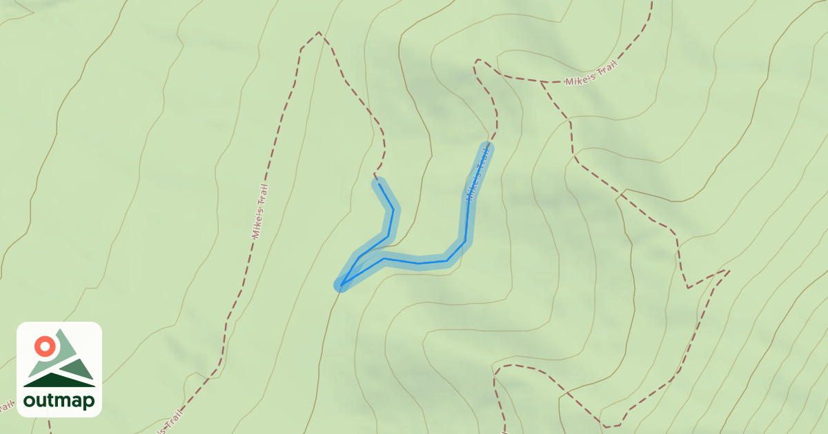Map of Mike's Trail