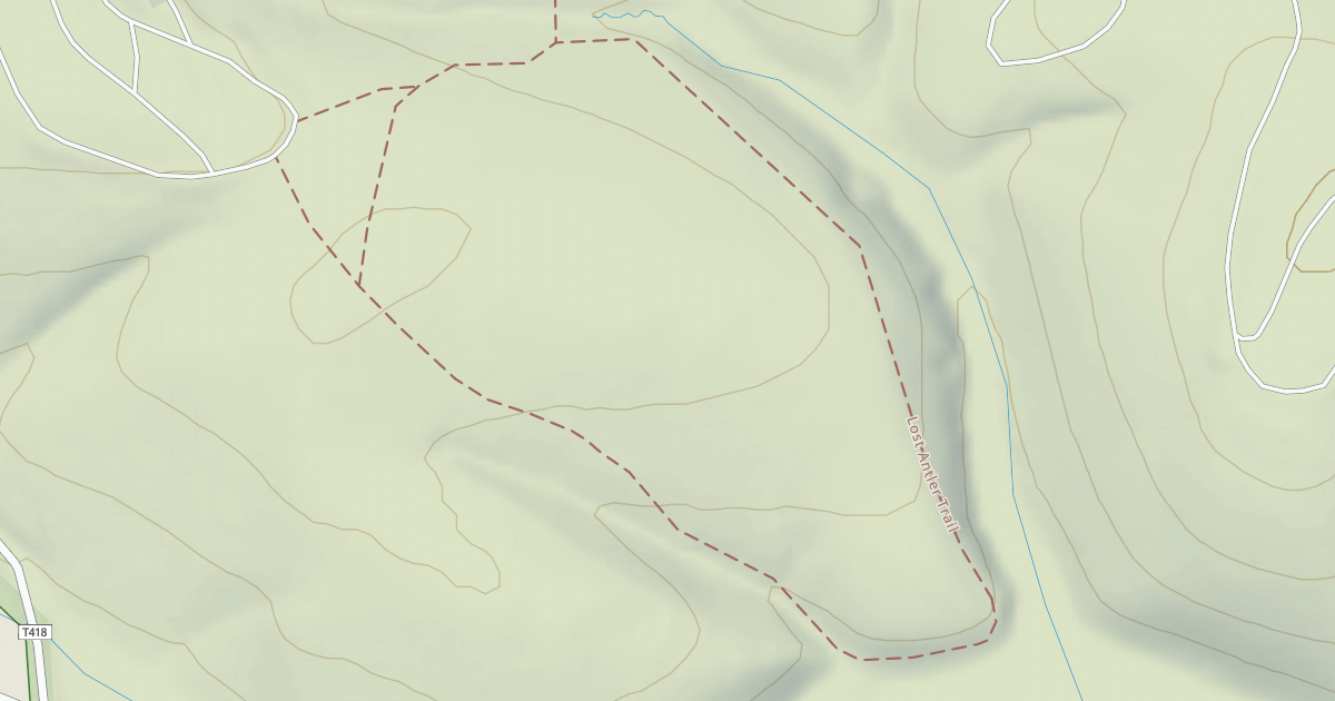 Map preview of Shawnee State Park Trails