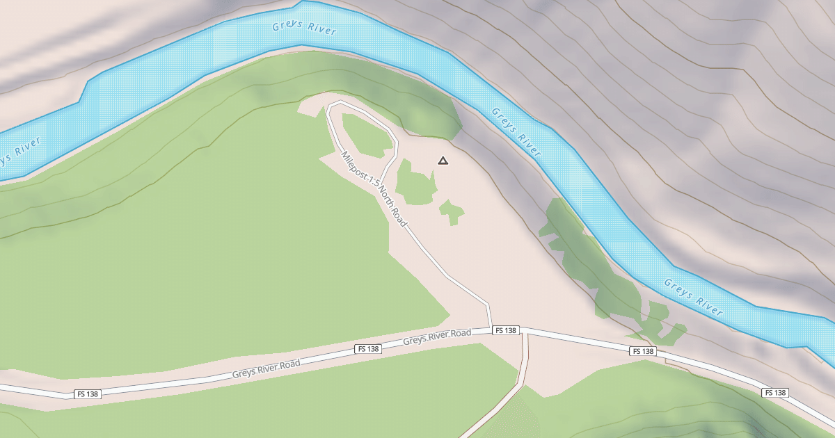 Map preview of MILEPOST 1.5 NORTH