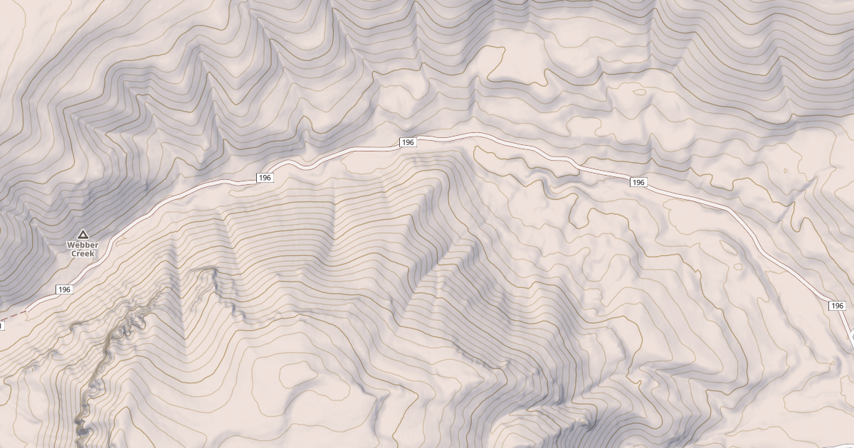 Map preview of WEBBER CREEK CG