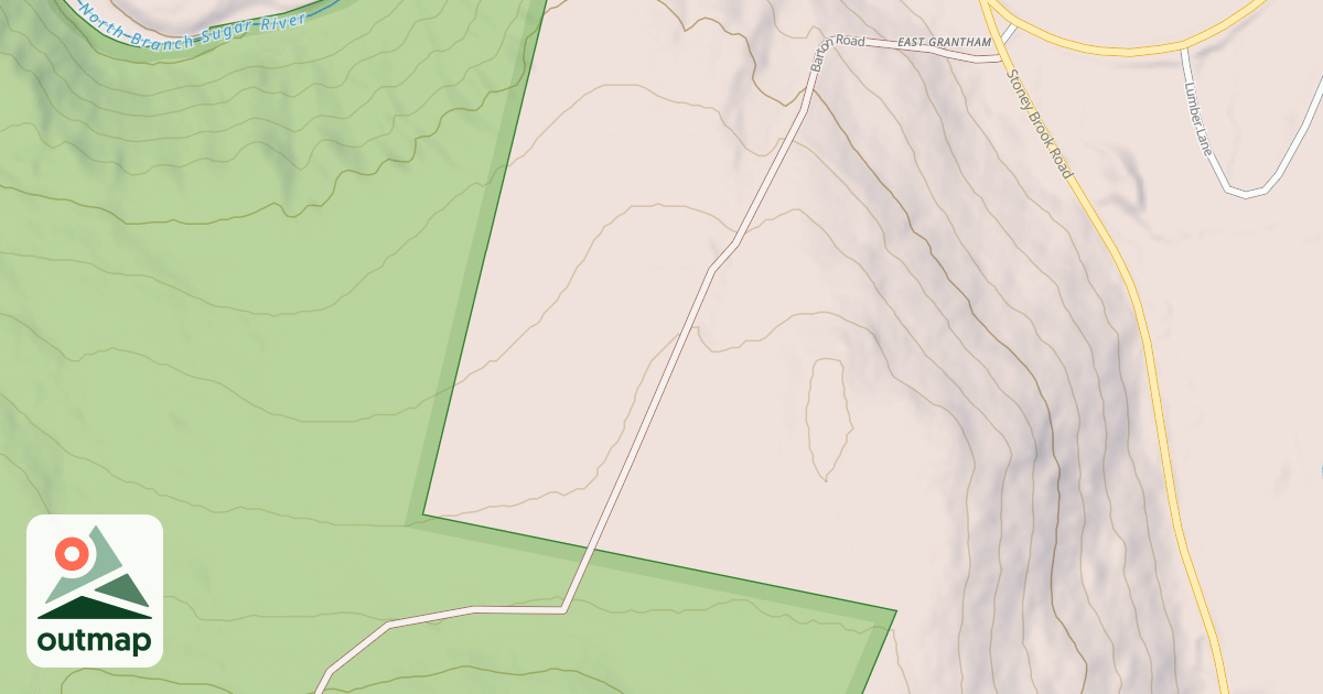 Map of Barton Road