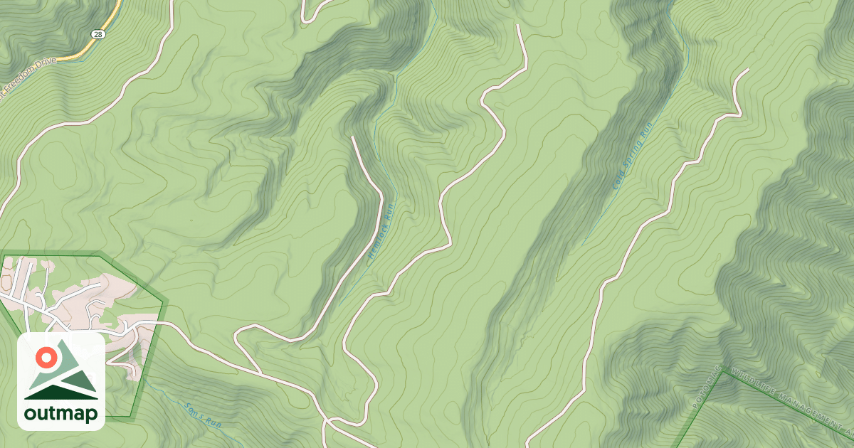 Map of BIG MTN. - F