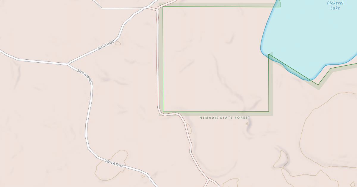 Map preview of Washington/Ramsey Trail