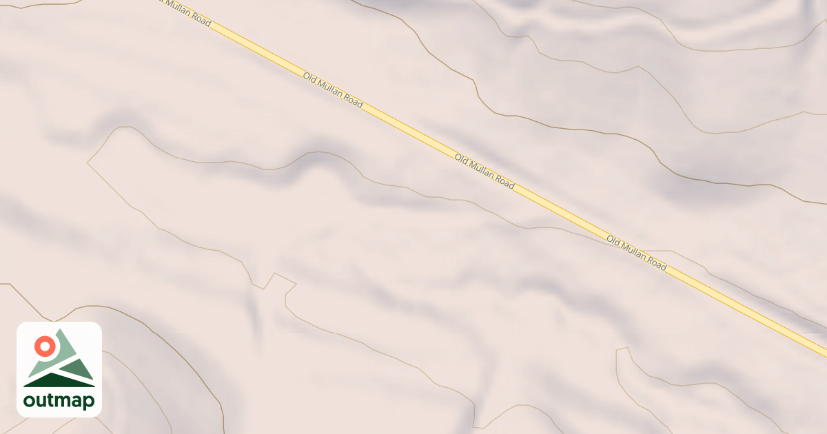 Map of MULLAN CAMEL