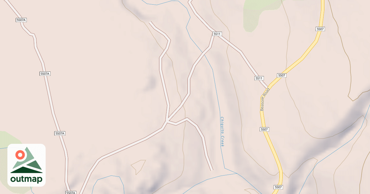 Map of BEASORE A SPUR T2