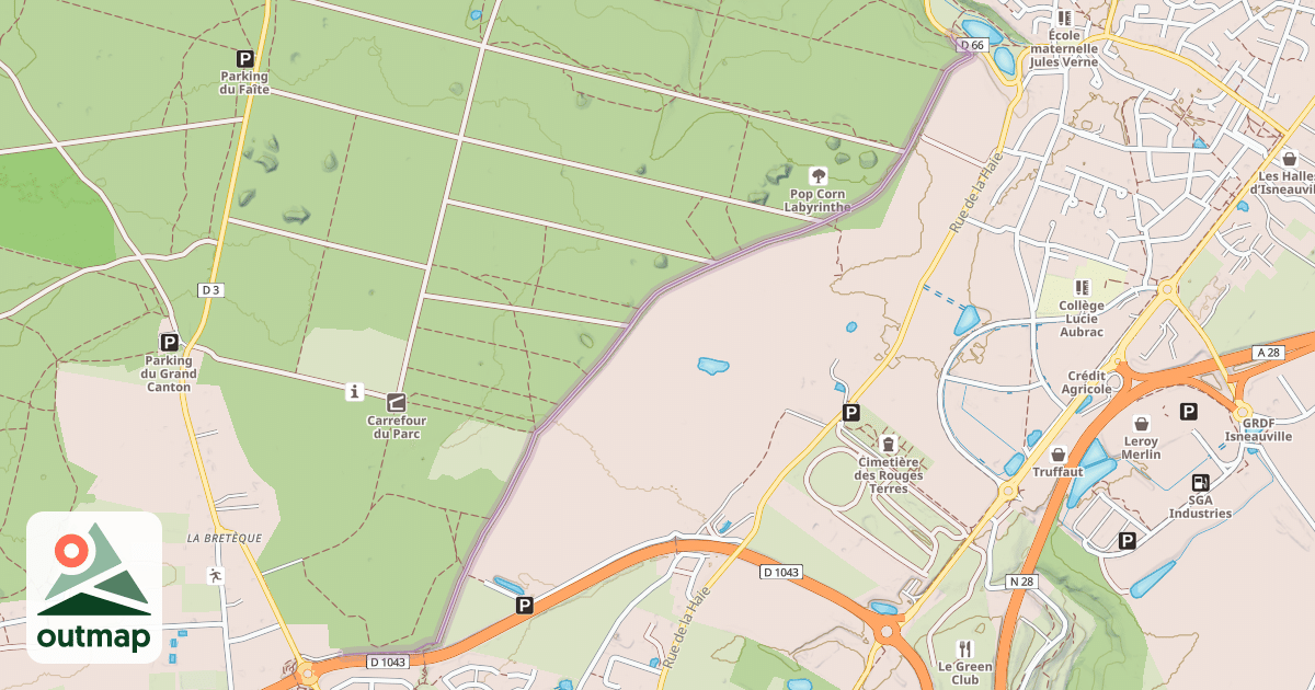 Map of Chemin de la Bicyclette