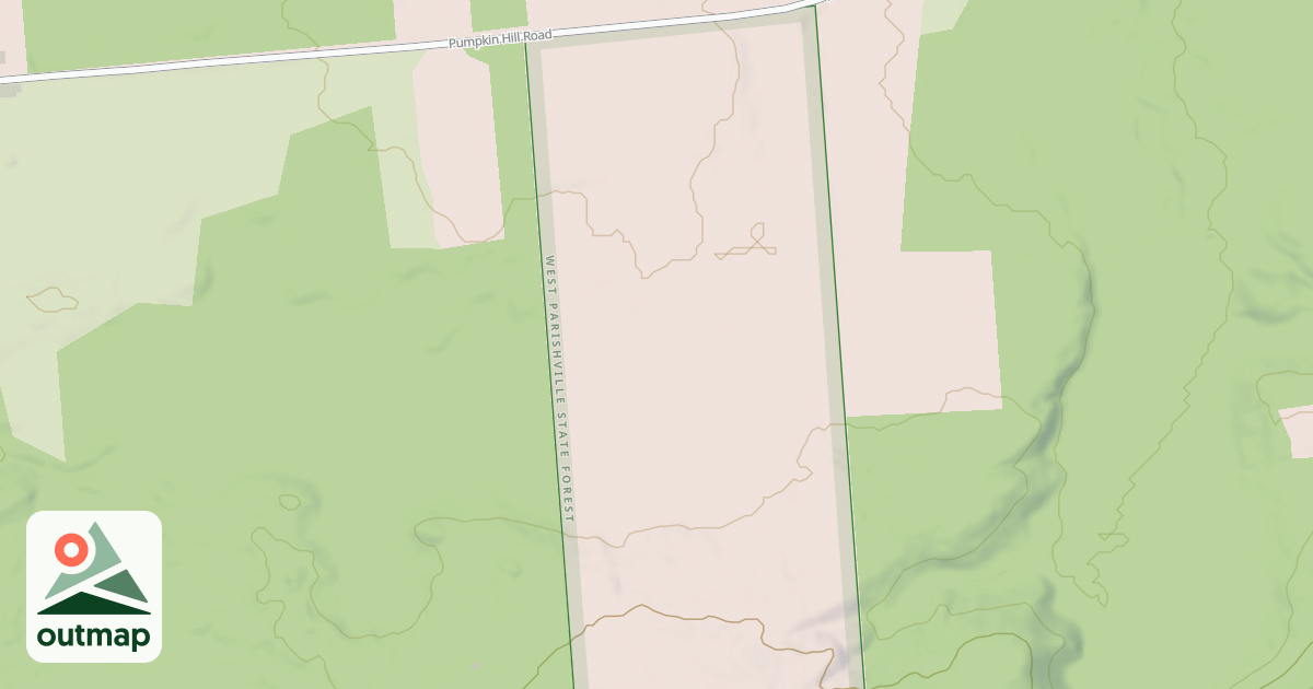 Map of Pumpkin Hill Trail