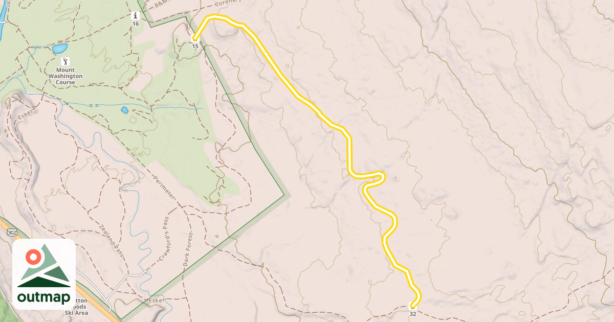 Map of Stumpwalk