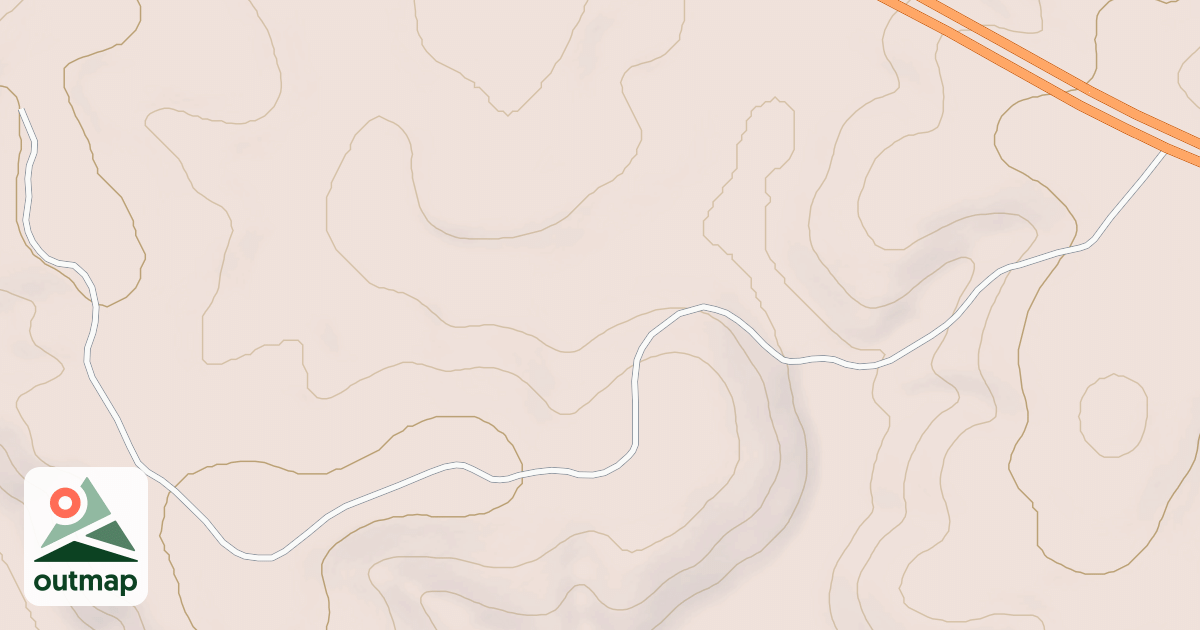 Map of BEE HOLE RIDGE