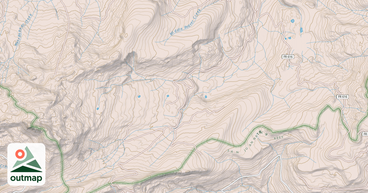 Map of BEAVER PARK