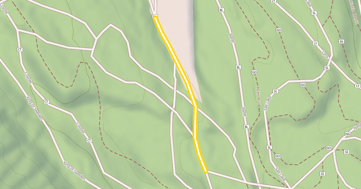Map preview of Banff