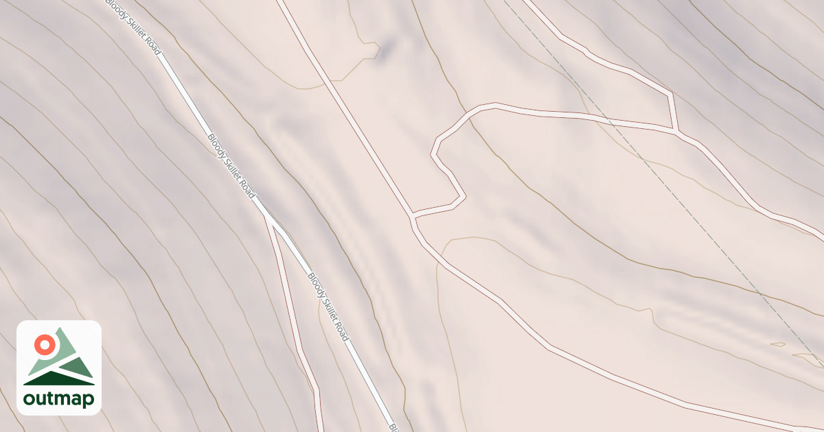 Map of Bloody Skillet ATV Trail