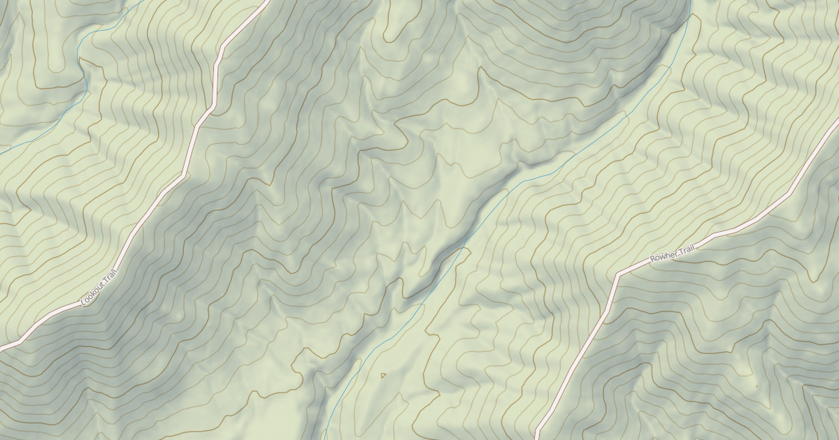 Map preview of Knob Ohv Trail