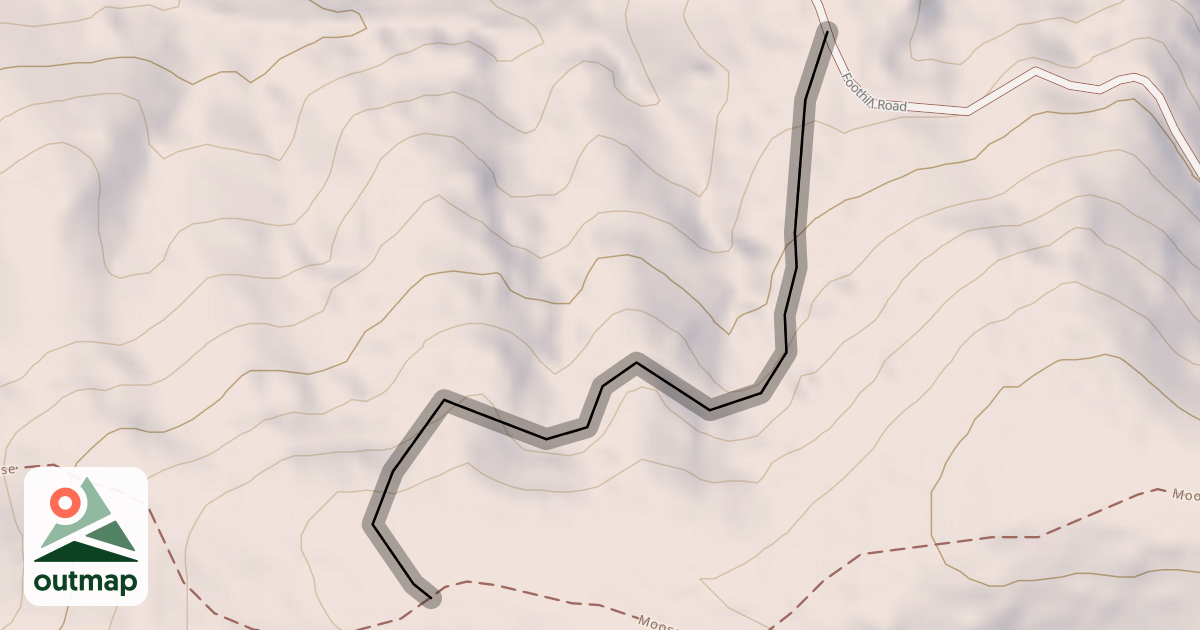 Map of Foot-Moose Connector
