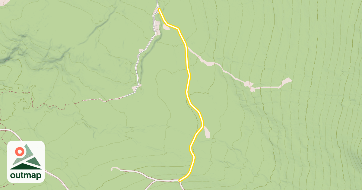 Map of Upper Pumphouse Road