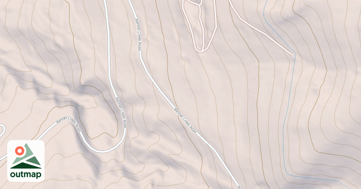Map of BANNER CREEK