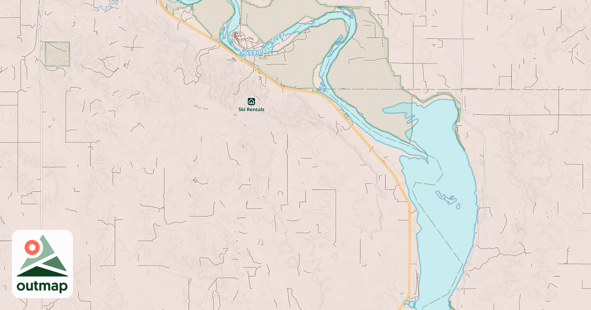 Map of Roughrider Trail