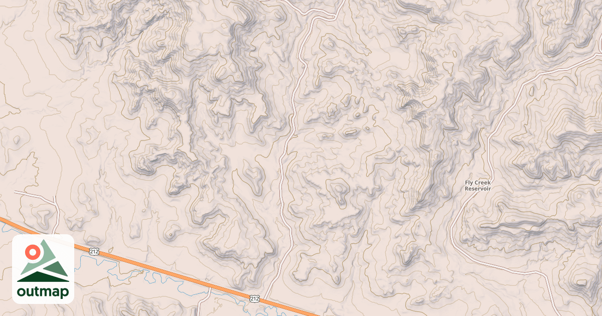 Map of CABIN CREEK