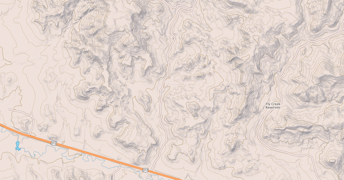 Map preview of CABIN CREEK