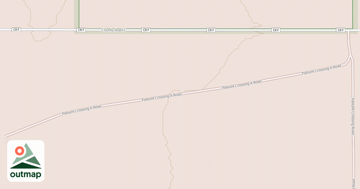 Map of PASTURE CROSSING A