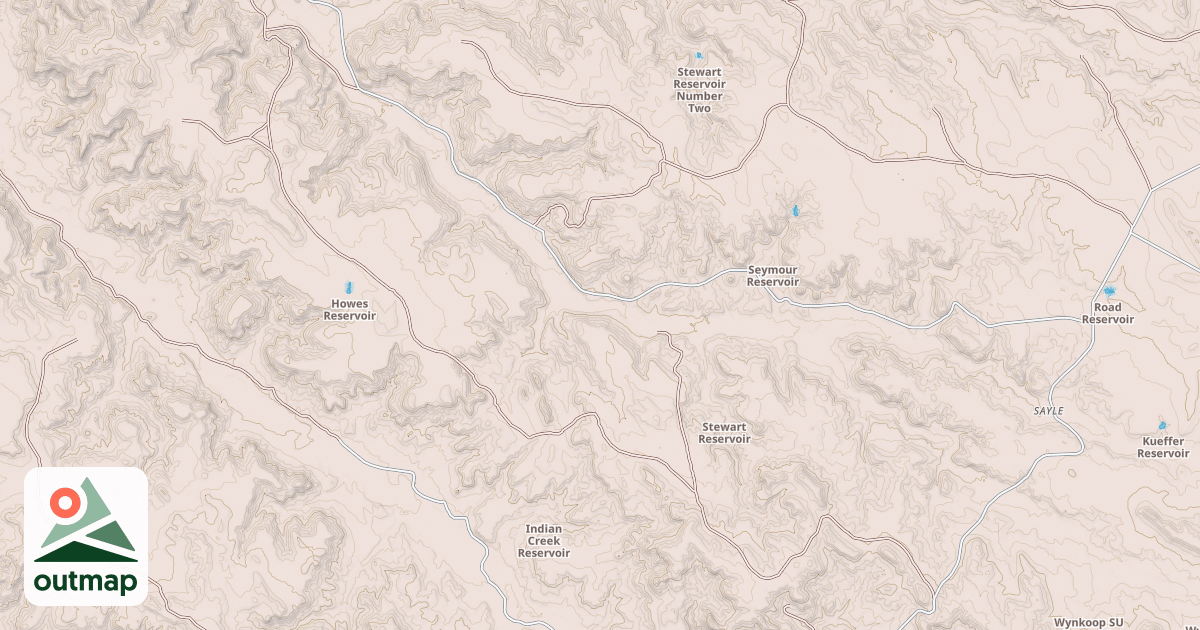 Map of INDIAN TAYLOR CR DIVIDE
