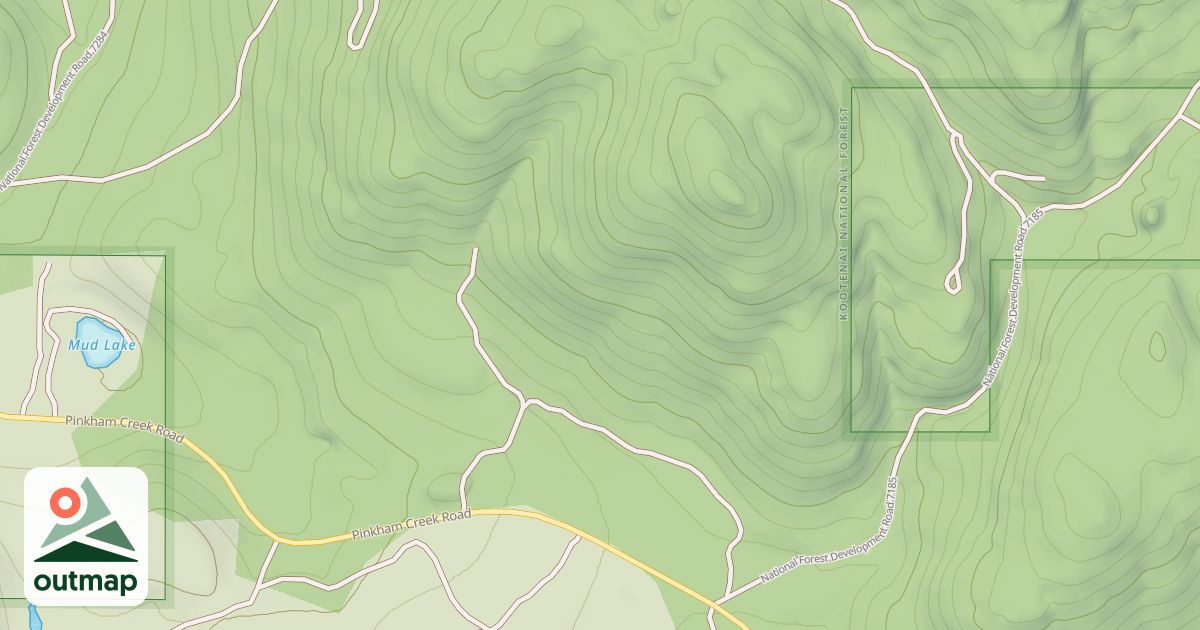 Map of BLACK BUTTE A