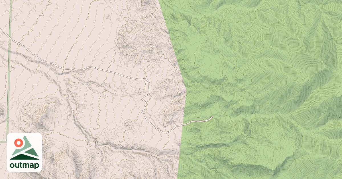 Map of NORTH FORK WILDCAT CANYON