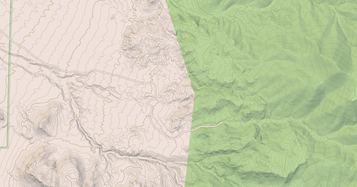 Map preview of NORTH FORK WILDCAT CANYON