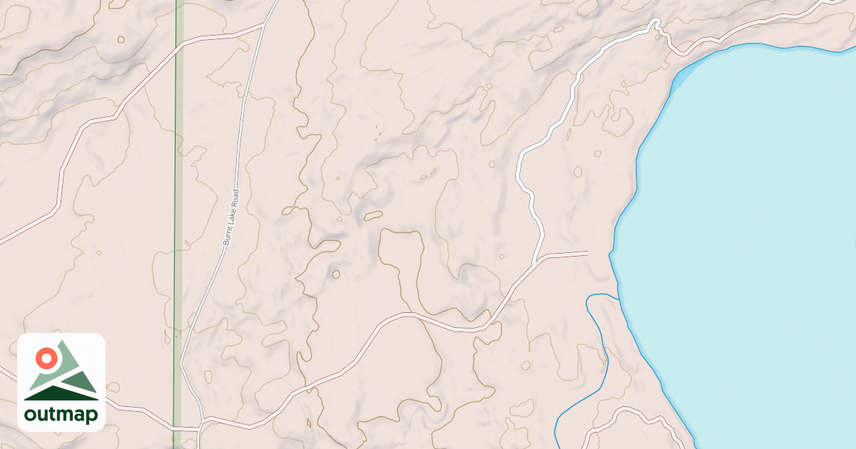 Map of BURNT LAKE