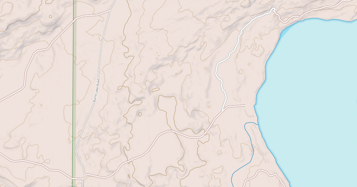 Map preview of BURNT LAKE