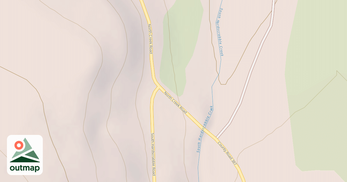 Map of NORTH CREEK