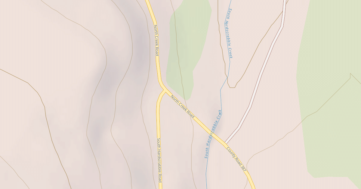 Map preview of NORTH CREEK