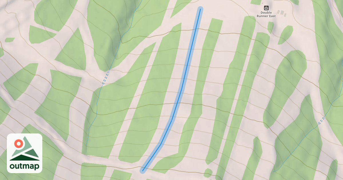 Map of Lower Competition Hill
