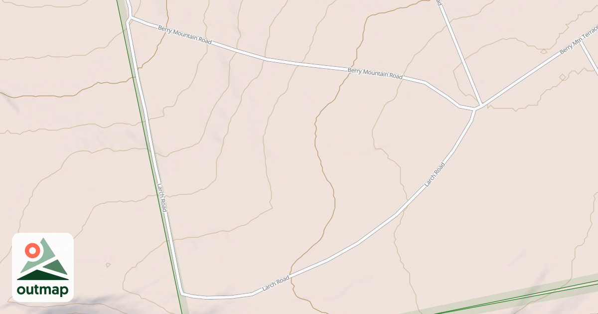 Map of Haldeman & Greenland Tracts - Snowmobile Trails