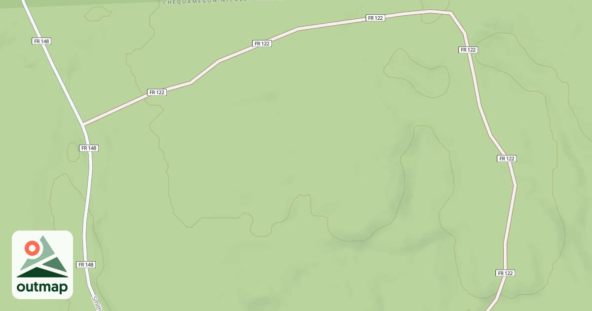 Map of FR 122