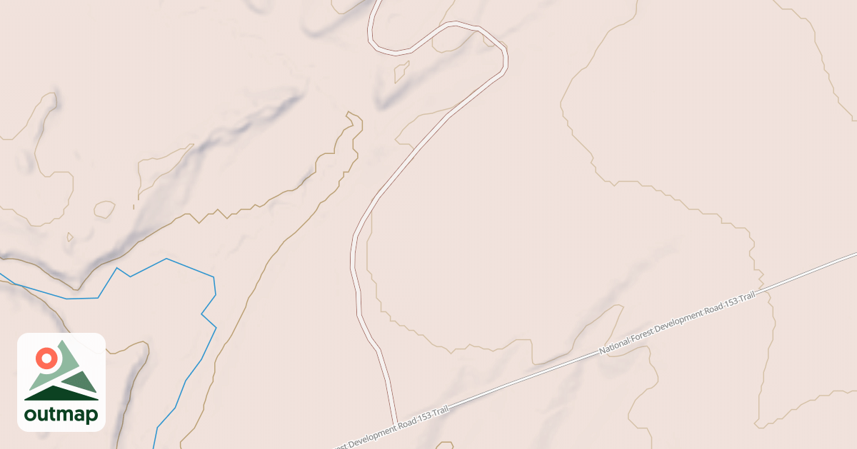 Map of FLAT CANYON SPUR 1
