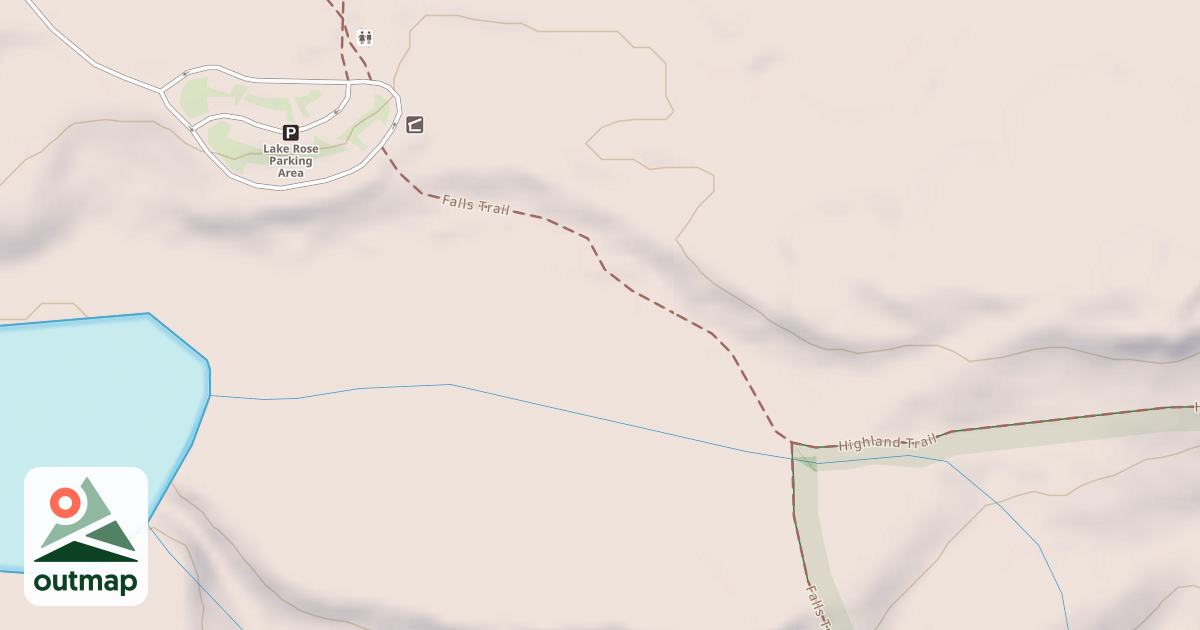 Map of Ricketts Glen State Park Trails