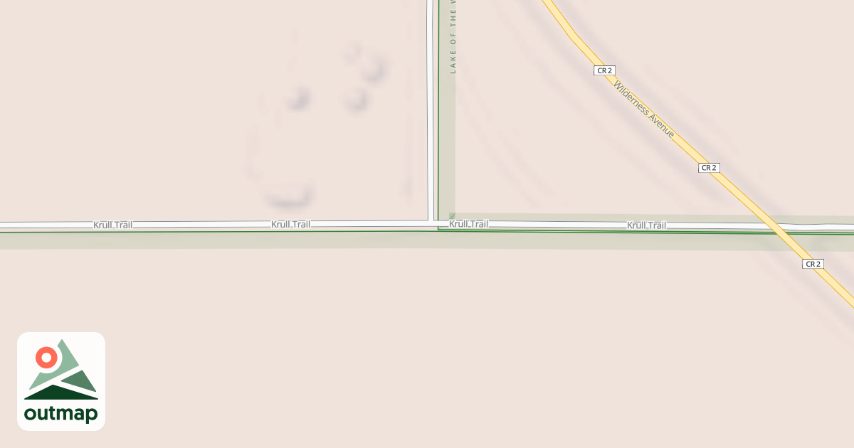 Map of Warroad/Roseau Trails