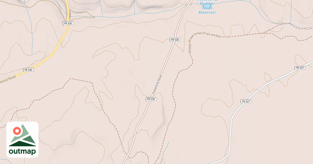 Map of Boggy Lower Loop