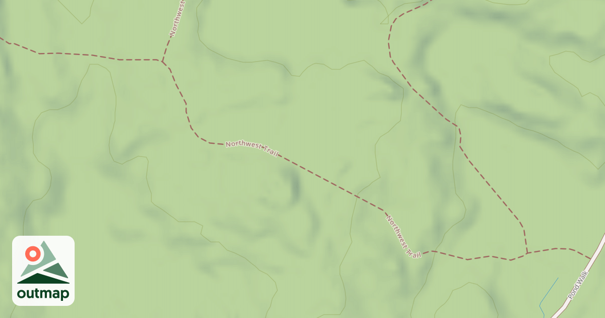 Map of Northwest Trail