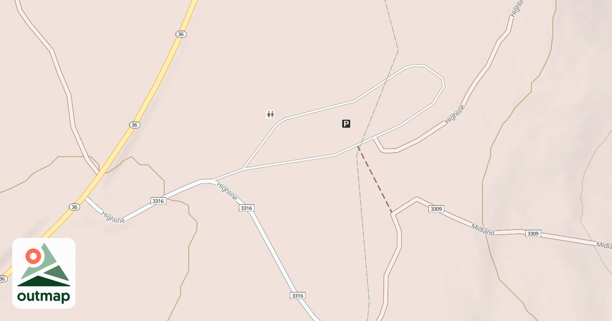 Map of EMIGRATION WINTER PARKING LOT