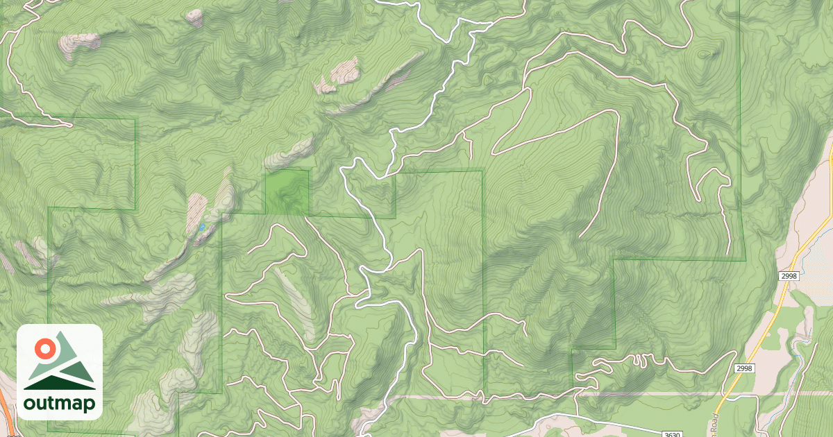Map of IRON MTN ROAD