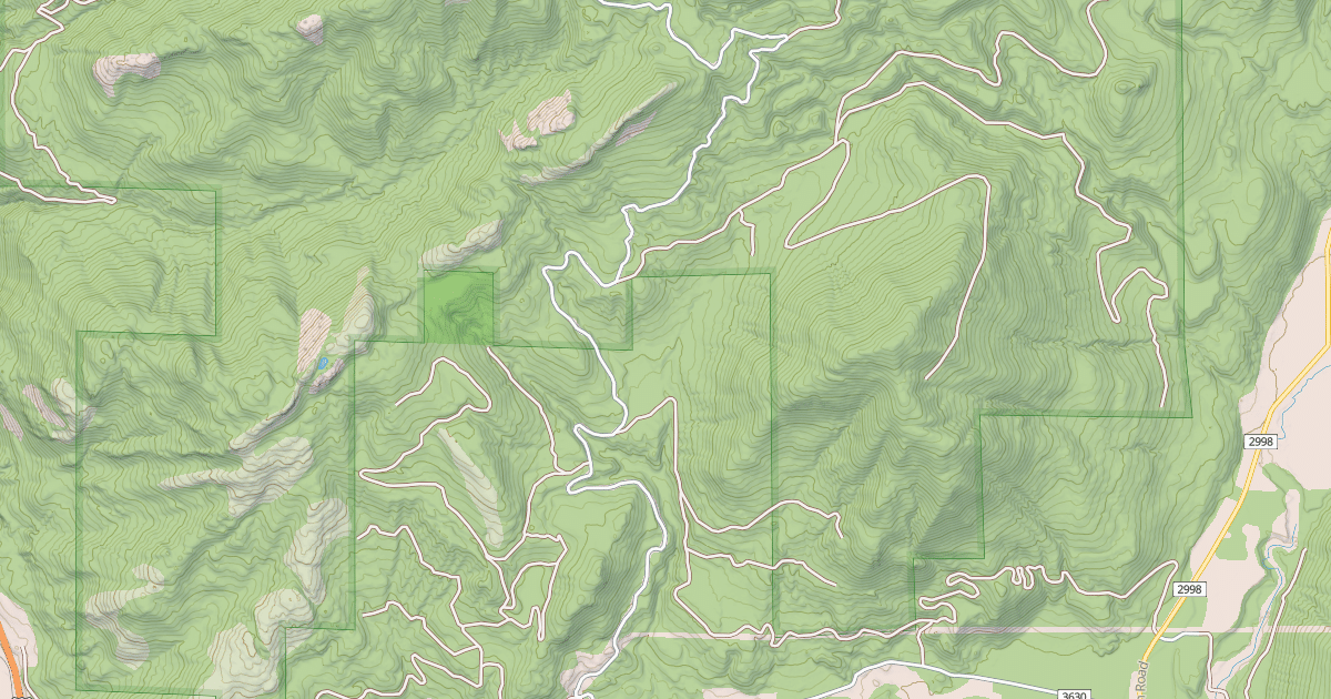 Map preview of IRON MTN ROAD