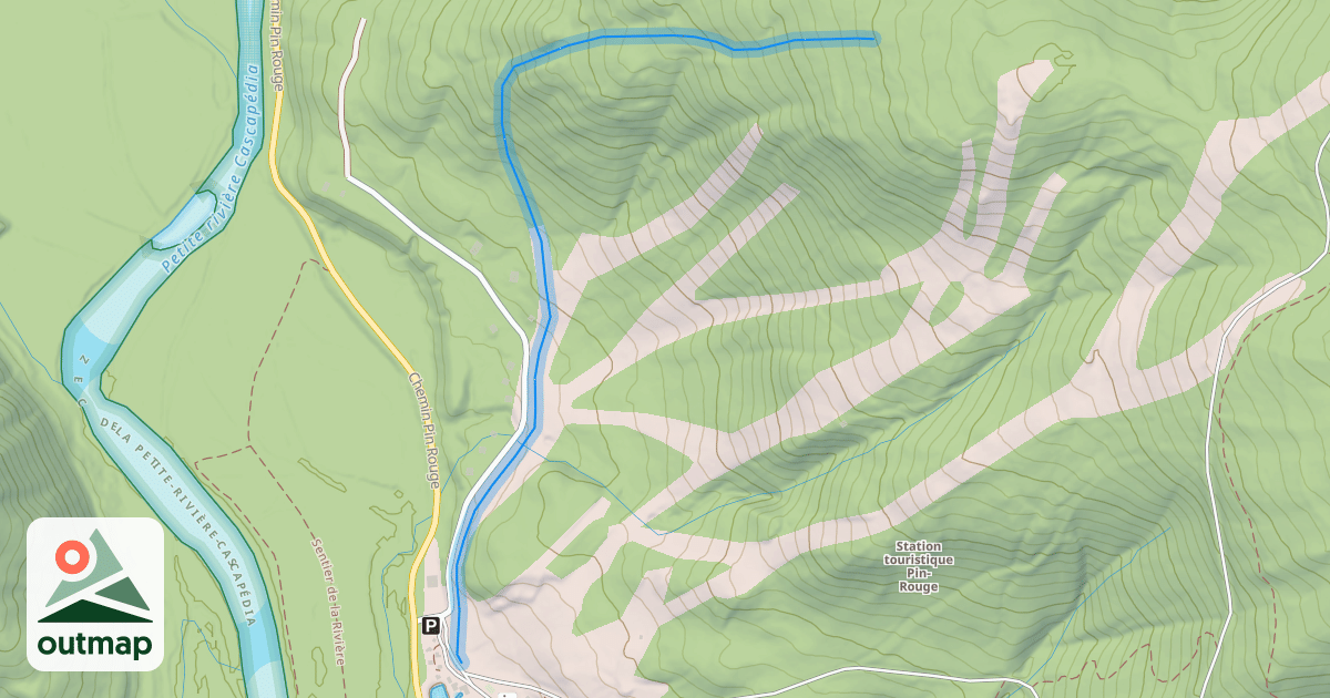 Map of La Cascapedia