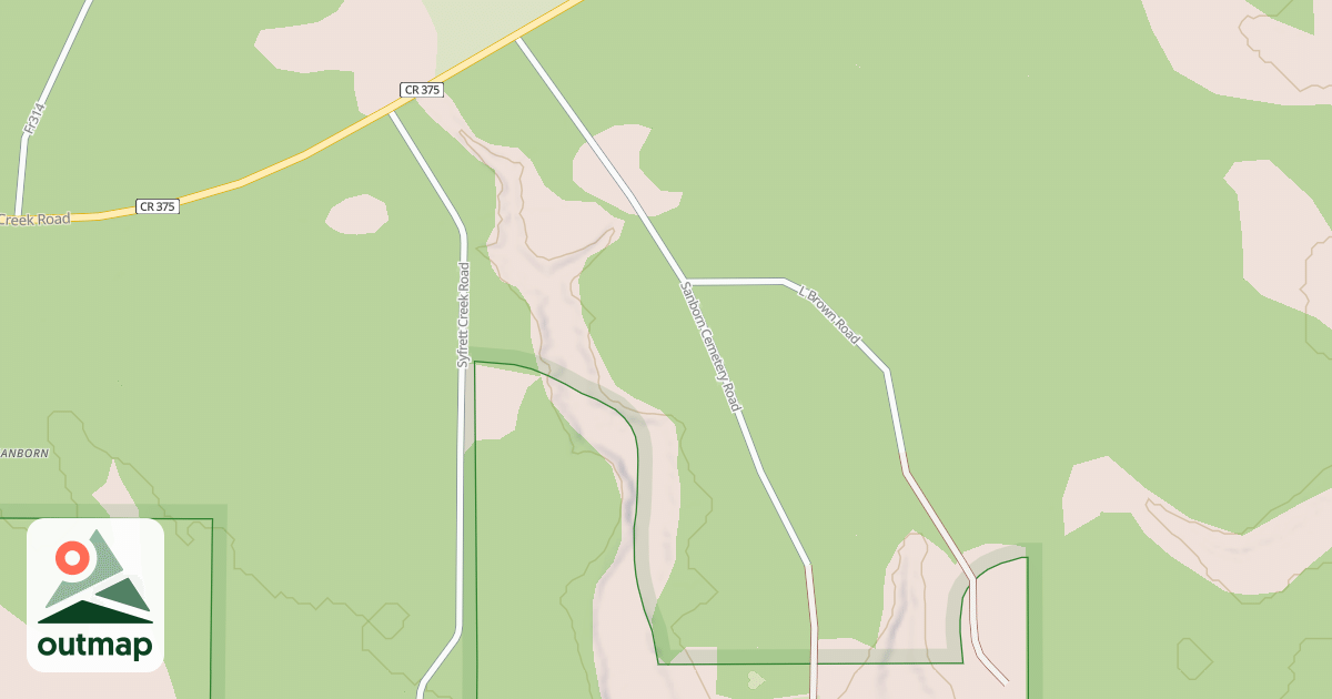 Map of USFS Motor Vehicle Use Map Roads {850DD367-E61C-421F-B956-19CABF07DD05}