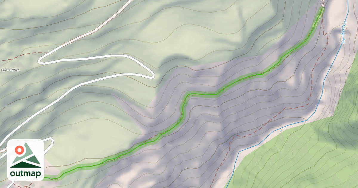 Map of Chemin de la Comtesse Cécile