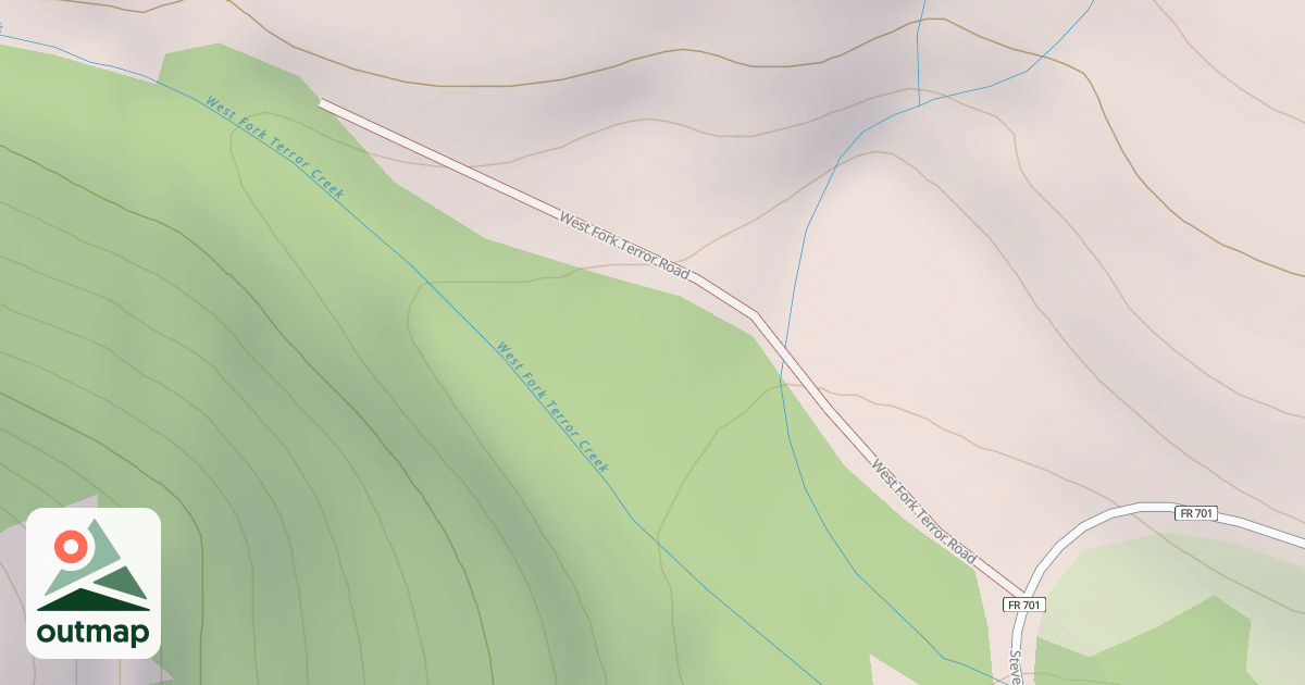 Map of WEST FORK TERROR