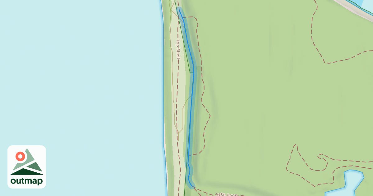 Map of Lake Loop