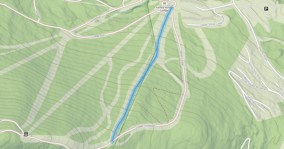 Map preview of Spring Fling